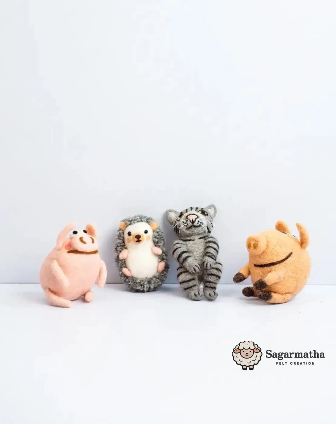 Felt Animal characters