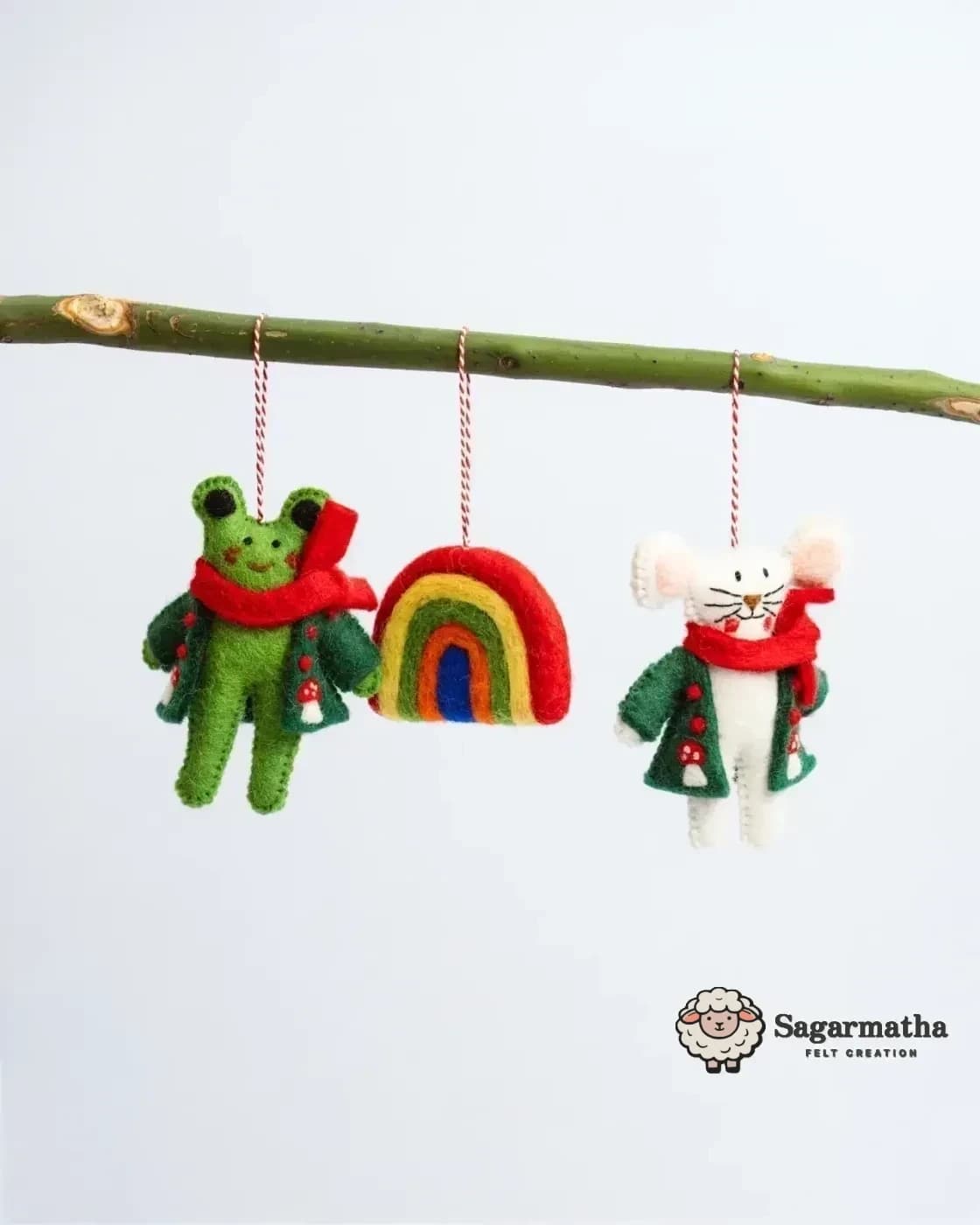 Felt Holiday Ornaments