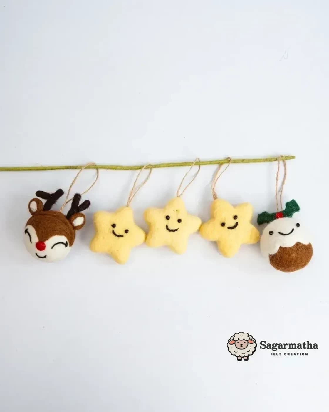 Felt Tree Ornaments