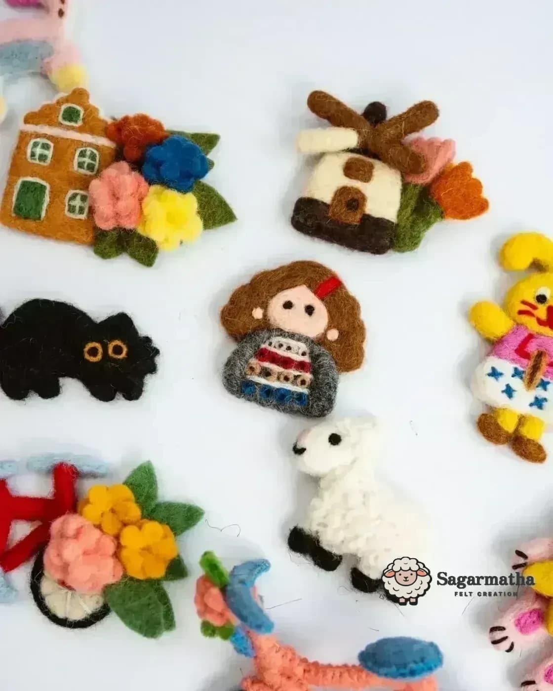 Felt Character Toys Set