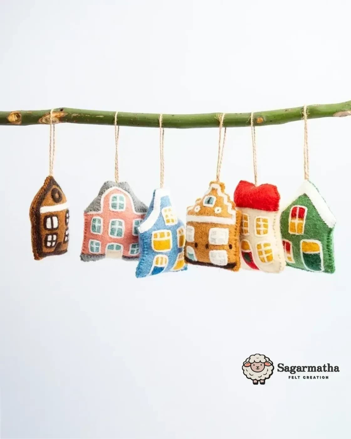 Felt House Hanging Ornaments