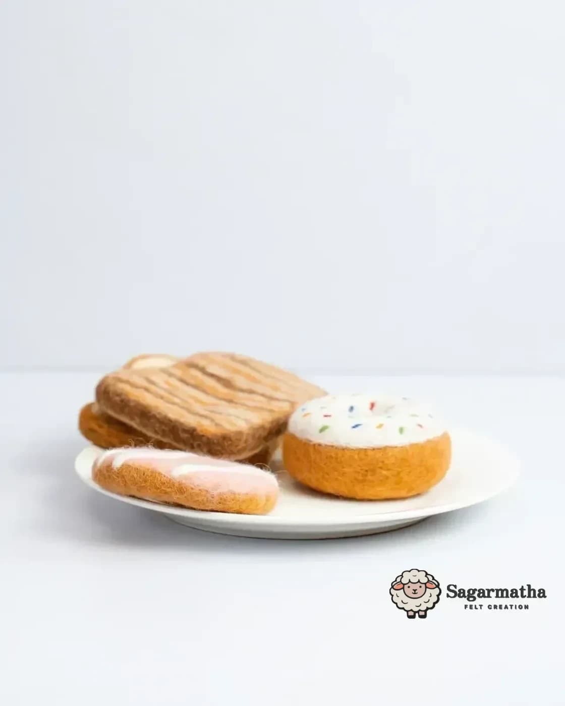 Hand-Felted Bakery Items Set