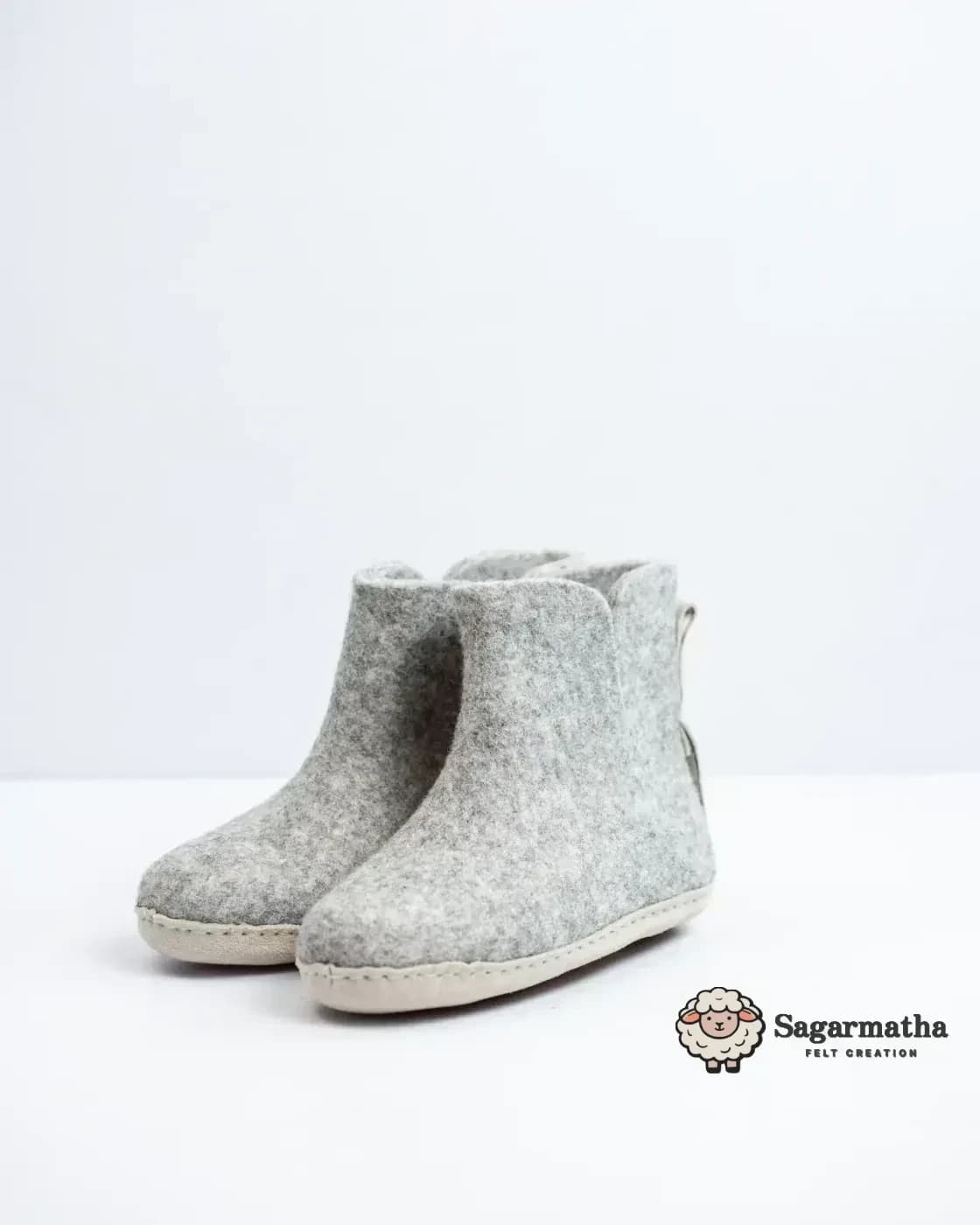 Classic Wool Felt Ankle Boots