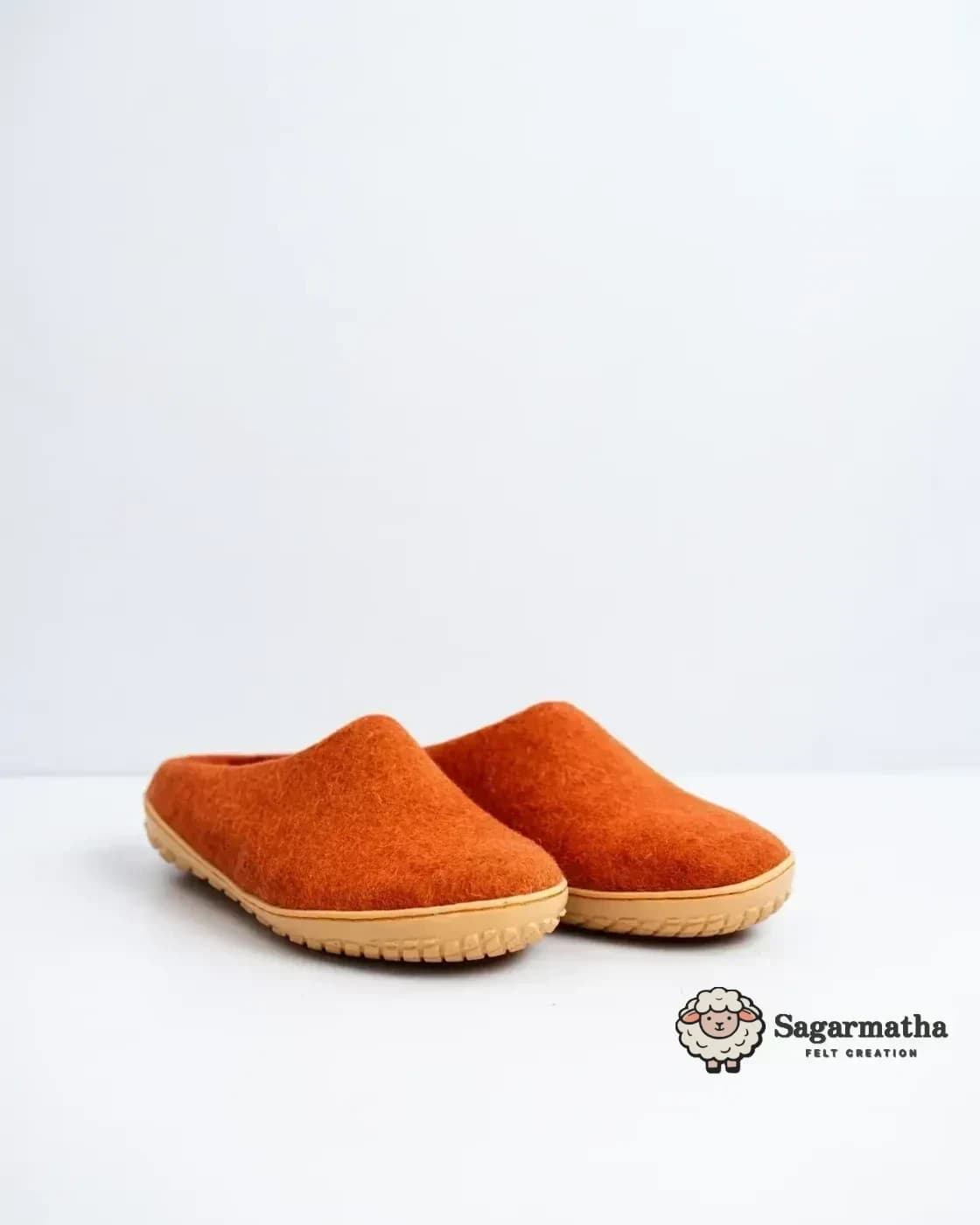 Wool Felt Outdoor Slippers