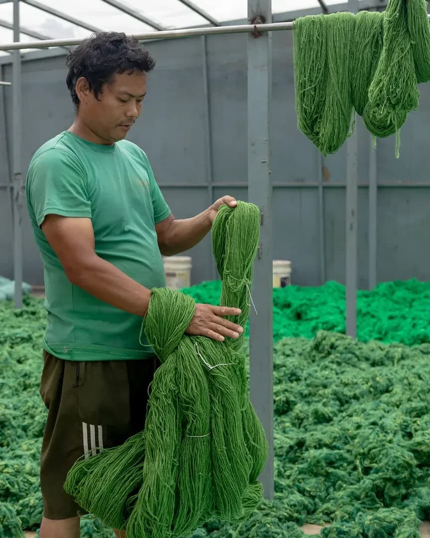 Artisan at work in Kathmandu facility