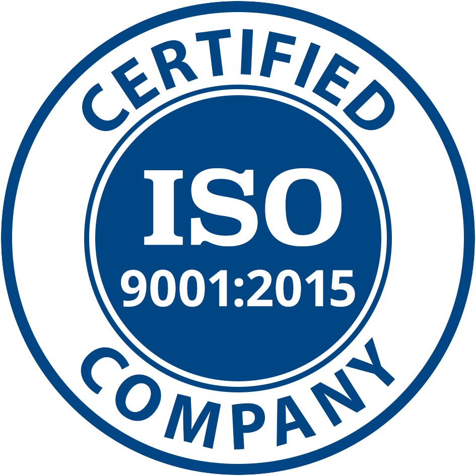 ISO 9001 Certified Manufacturer ISO 9001 Certified