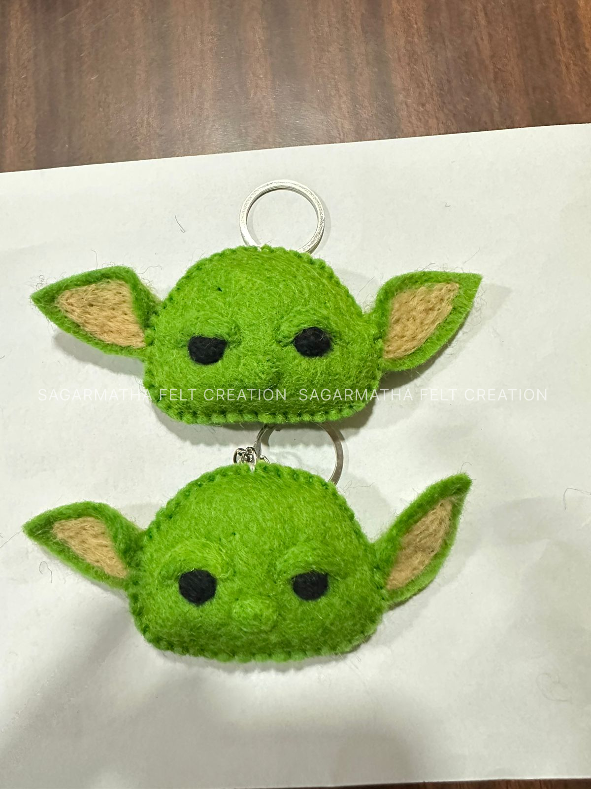 Handmade Wool Felt Keychain - Sagarmatha Felt Creation
